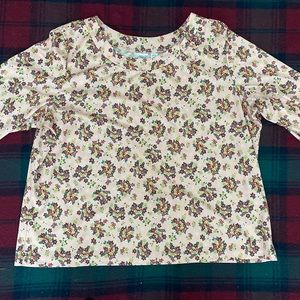 Vintage Haband Floral Longsleeve